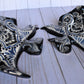 Angelfish- Hancrafted Talavera Ceramic in Cobalt Blue and Sand White Design