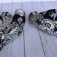 Angelfish- Hancrafted Talavera Ceramic in Cobalt Blue and Sand White Design