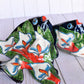 Angelfish- Hancrafted Talavera Ceramic in Leaves of Calla lilies Design