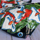 Angelfish- Hancrafted Talavera Ceramic in Leaves of Calla lilies Design