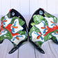 Angelfish- Hancrafted Talavera Ceramic in Leaves of Calla lilies Design