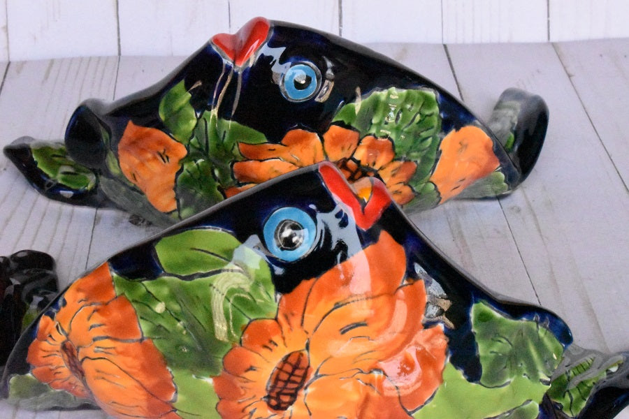 Angelfish- Hancrafted Talavera Ceramic in Sunflower Design