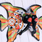 Angelfish- Hancrafted Talavera Ceramic in Puebla White Design