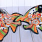 Angelfish- Hancrafted Talavera Ceramic in Puebla White Design
