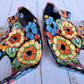 Angelfish- Hancrafted Talavera Ceramic in Flowers Design