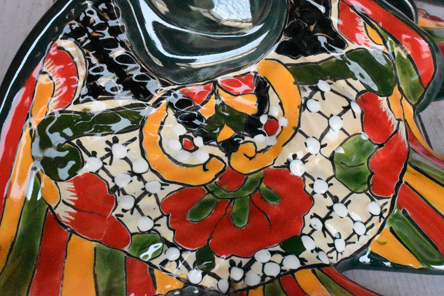 Angelfish- Hancrafted Talavera Ceramic in Mayan Design