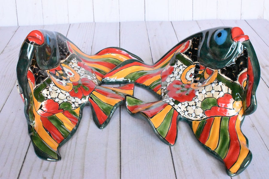Angelfish- Hancrafted Talavera Ceramic in Mayan Design