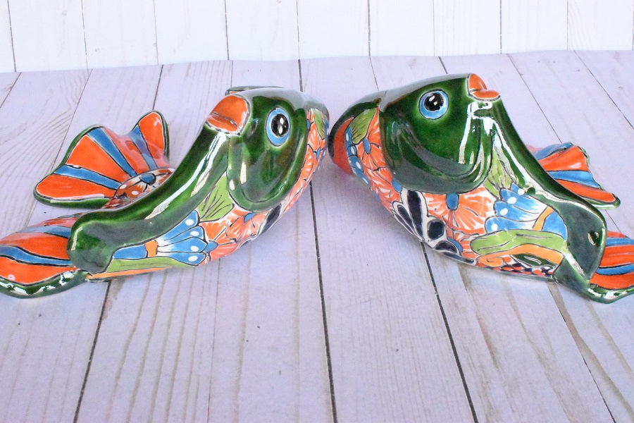 Angelfish- Handcrafted Talavera Ceramic in Classic Puebla Design