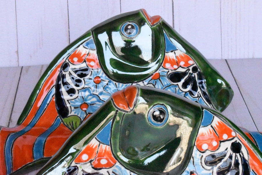 Angelfish- Handcrafted Talavera Ceramic in Classic Puebla Design