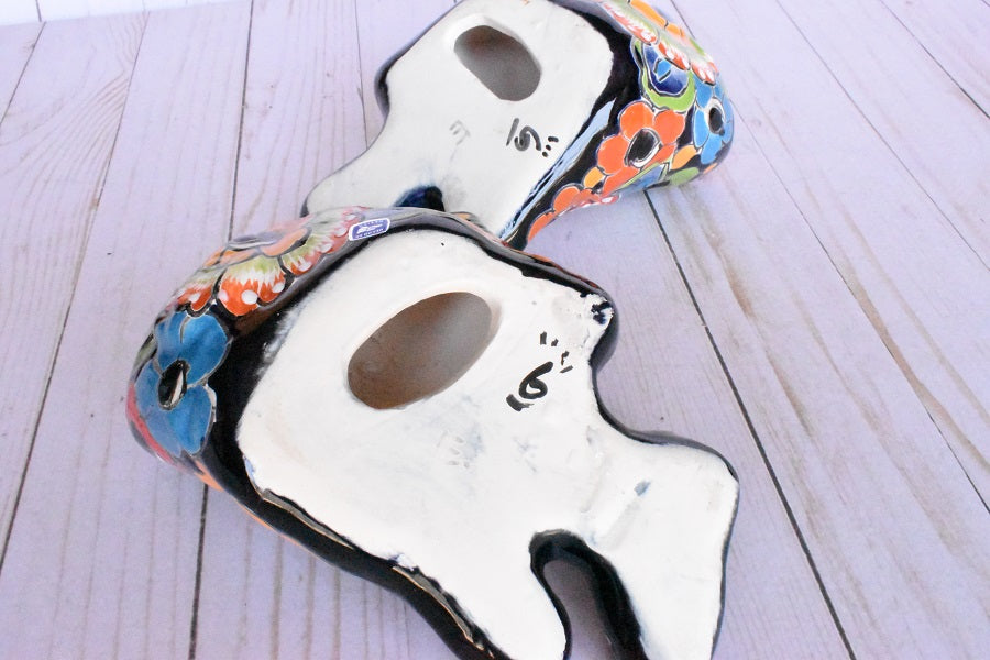 KOI-FISH Handmade Talavera Ceramic in Flowers Design