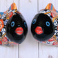 KOI-FISH Handmade Talavera Ceramic in White Puebla Design