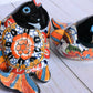 KOI-FISH Handmade Talavera Ceramic in White Puebla Design