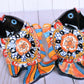 KOI-FISH Handmade Talavera Ceramic in White Puebla Design