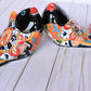 KOI-FISH Handmade Talavera Ceramic in White Puebla Design