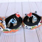 KOI-FISH Handmade Talavera Ceramic in White Puebla Design
