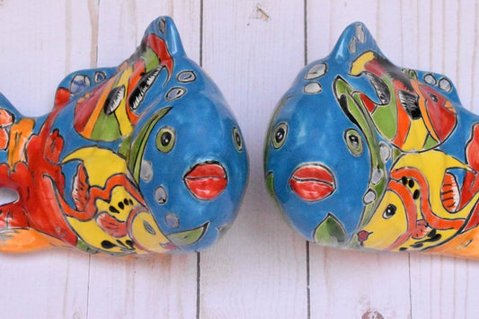 KOI-FISH Handmade Ceramic Fish Caribbean Design