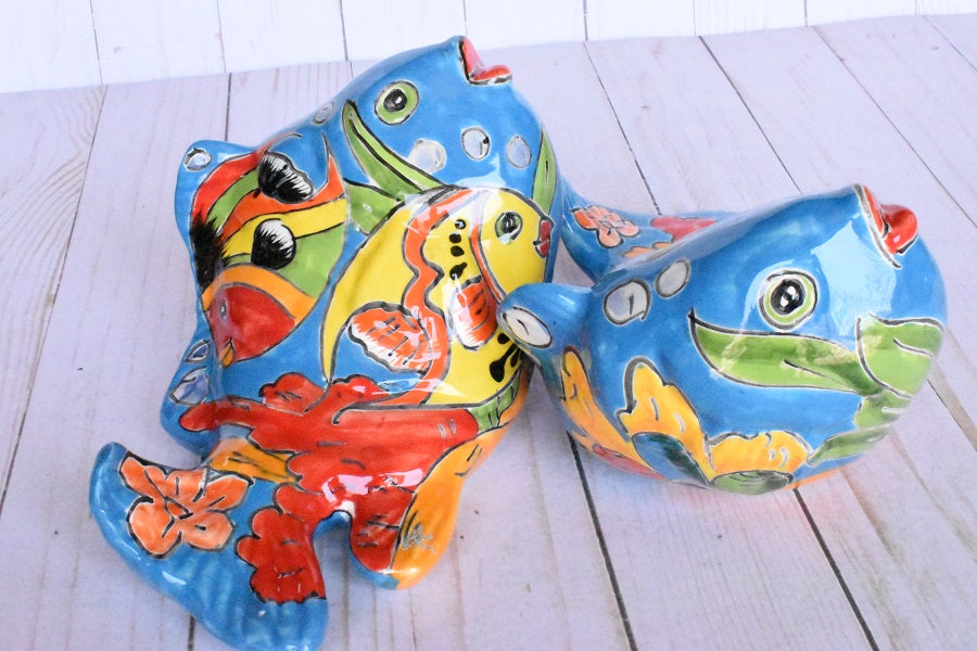KOI-FISH Handmade Ceramic Fish Caribbean Design