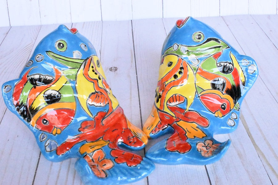 KOI-FISH Handmade Ceramic Fish Caribbean Design