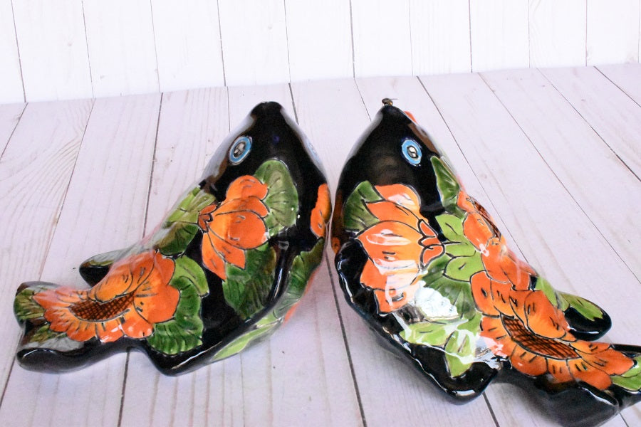 KOI-FISH Handmade Talavera Ceramic Sunflower Design