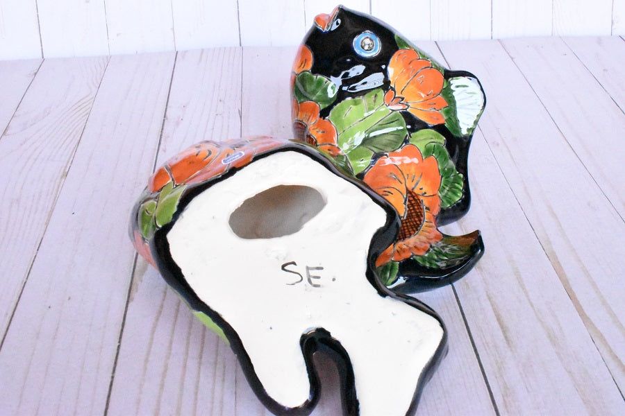 KOI-FISH Handmade Talavera Ceramic Sunflower Design