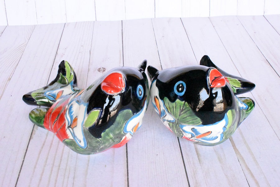 KOI-FISH Handmade Talavera Ceramic Calla-lilies Design