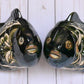 KOI-FISH Handmade Talavera Green Leaf Design