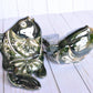 KOI-FISH Handmade Talavera Green Leaf Design