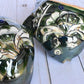 KOI-FISH Handmade Talavera Green Leaf Design
