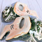 KOI-FISH Handmade Talavera Green Leaf Design