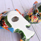 KOI-FISH Handmade Talavera Ceramic in Green & Red Peacock Design