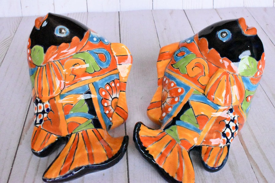 KOI-FISH Handmade Classic Talavera Ceramic Design