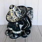 Man sleeping Rustic Blue&White Talavera