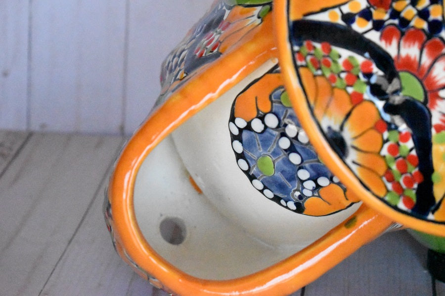 Man sleeping in Golden Yellow Talavera