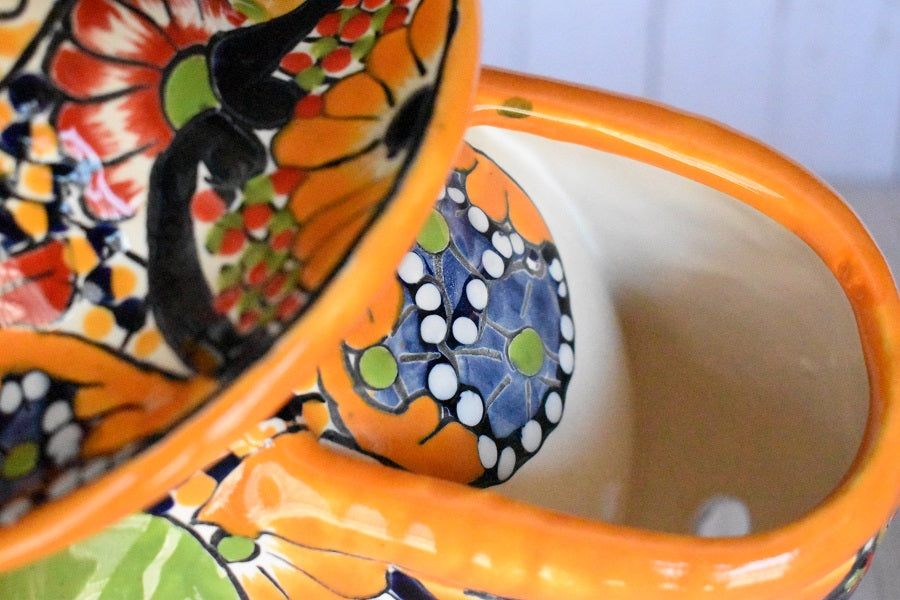 Man sleeping in Golden Yellow Talavera