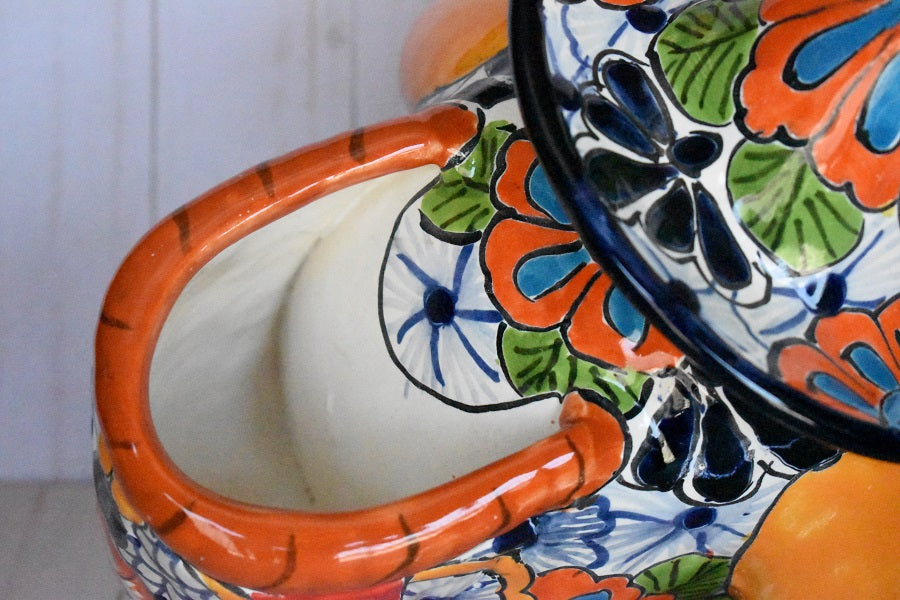 Man sleeping in Puebla White Talavera