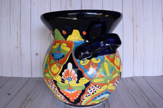 Flowerplanter With Handles Clasicc Talavera