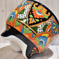 MOLCAJETE FLOWER PLANTER, THREE FEET POT CLASSIC TALAVERA DESIGN