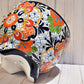 MOLCAJETE FLOWERPLANTER, THREE FEET POT PUEBLA WHITE DESIGN