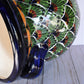 Flowerplanter With Handles Green Peacock Design