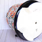 Ringed Round Pot- Talavera White Puebla Design