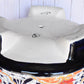 Ringed Round Pot- Talavera White Puebla Design