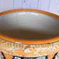 Ringed Round Pot- Marigold Palnter- Sevilla Yellow Design