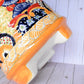 Ringed Round Pot- Marigold Palnter- Sevilla Yellow Design
