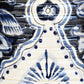Ringed Round Pot- Talavera Blue Cobalt Design