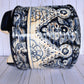 Ringed Round Pot- Talavera Blue Cobalt Design