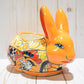 Rabbit Planter, Sevilla Yellow Pottery Design, Ceramic Rabbit Flowerpot