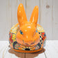 Rabbit Planter, Sevilla Yellow Pottery Design, Ceramic Rabbit Flowerpot