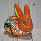 Rabbit Planter, Sevilla Brown Pottery Design, Ceramic Rabbit Flowerpot