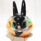 Rabbit Planter, Classic Sunflowers Pottery Design, Ceramic Rabbit Flowerpot