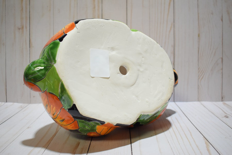 Rabbit Planter, Classic Sunflowers Pottery Design, Ceramic Rabbit Flowerpot